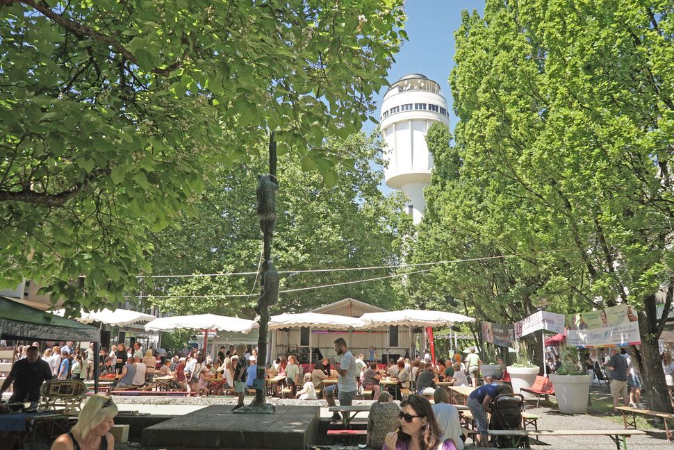 Auf dem Goldberg wird von Freitag bis Sonntag gefeiert. Bild: Archiv