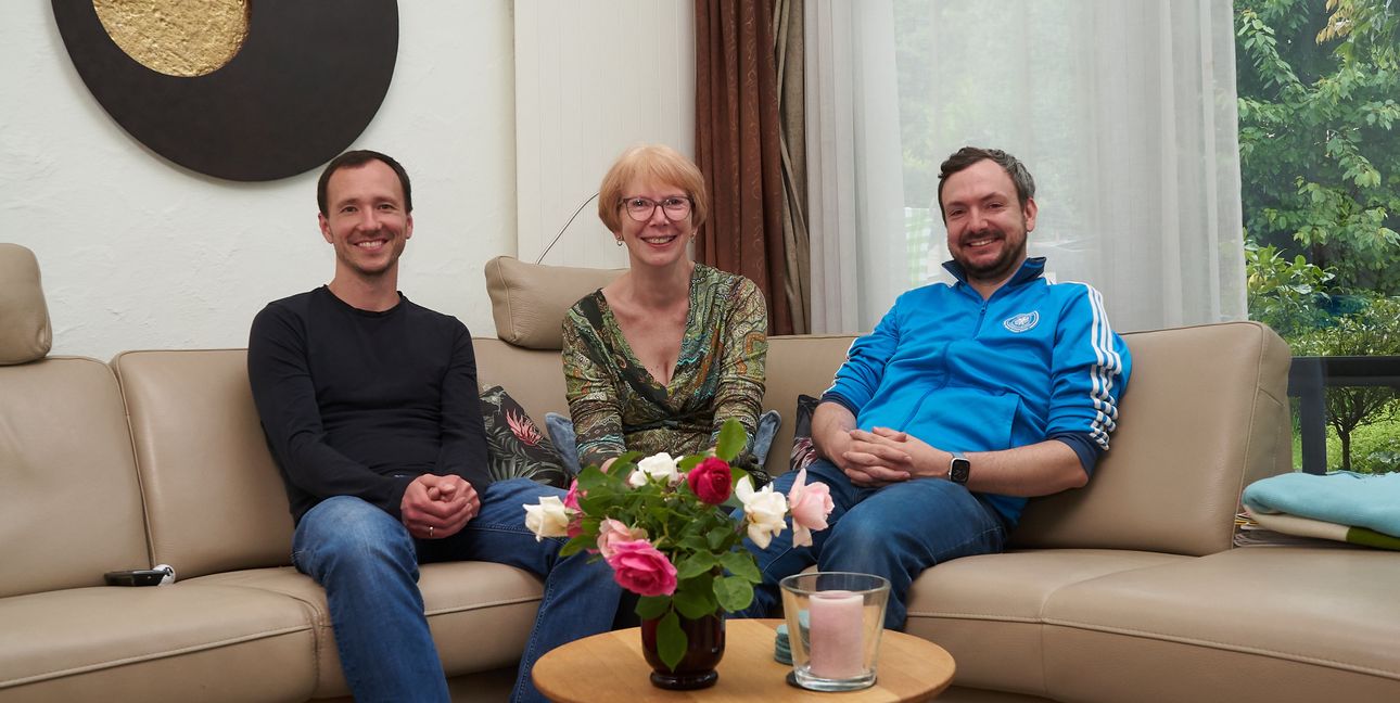 Eine Familie, drei Parteien: Christopher, Sabine und Konstantin Kober (von links). Bild Heiden