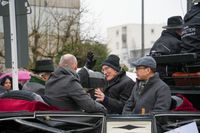 Närrisches Treiben beim Umzug als Abschluss des Leonberger Pferdemarkts.