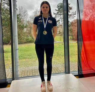 Melinda Preussner belegte über 800 und 1500 Meter Freistil souverän den ersten Platz.