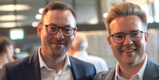 Lukas Rosengrün (links) und Max Reinhardt.