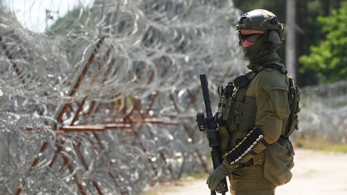 Schmuggel-Ballons haben die streng bewachte Grenze zwischen Belarus und Polen überflogen. (Archivbild)