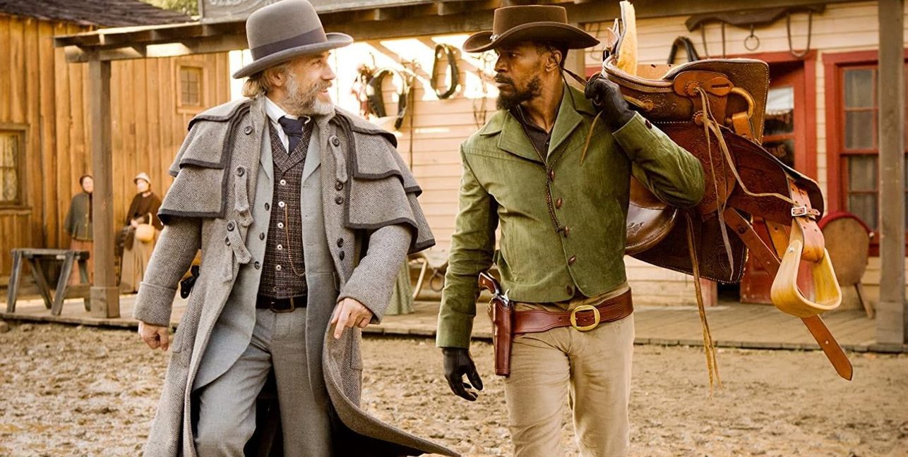 Christoph Waltz und Jamie Foxx in „Django unchained“.