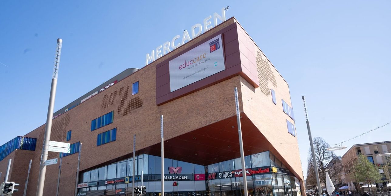 Das Einkaufszentrum Mercaden in Böblingen.Bild: Dettenmeyer/A