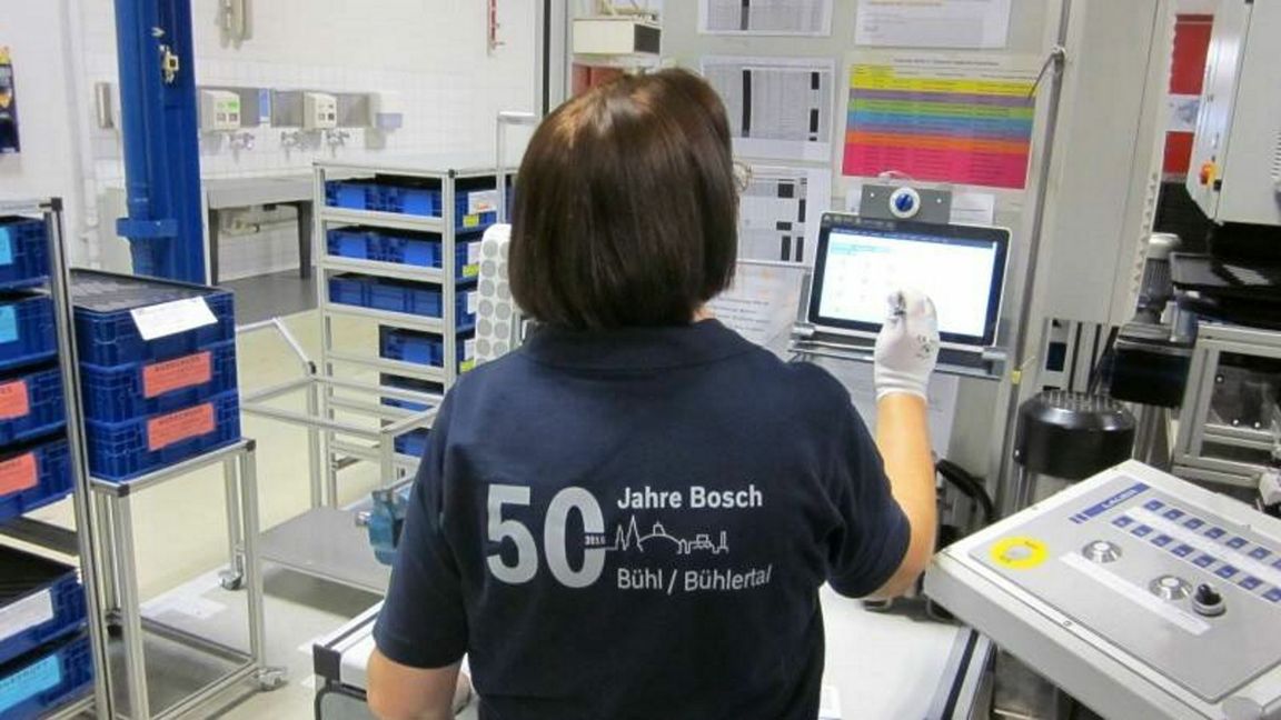 Vor sechs Jahren feierte Bosch 50-jähriges Bestehen seiner Standorte Bühl und Bühlertal. Nun sind mehr als ein Viertel der Arbeitsplätze vom Abbau bedroht.
 Foto: dpa/Inga Kjer