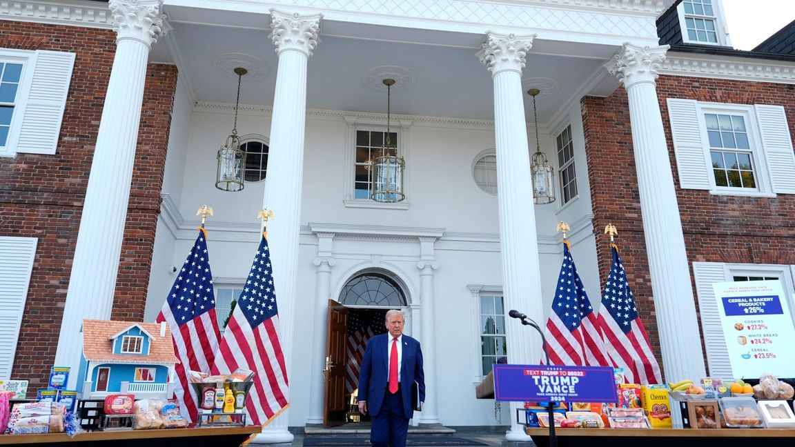 Trump sprach in seinem Golf Club in Bedminster im Bundesstaat New Jersey.