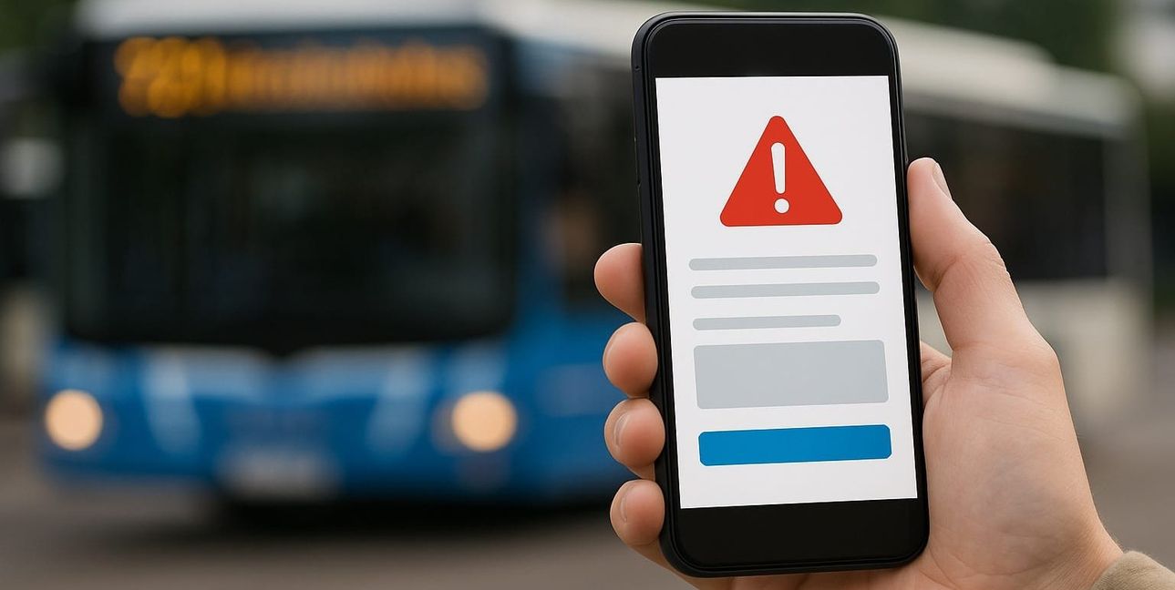 Mängel im Busverkehr können ab sofort online gemeldet werden.