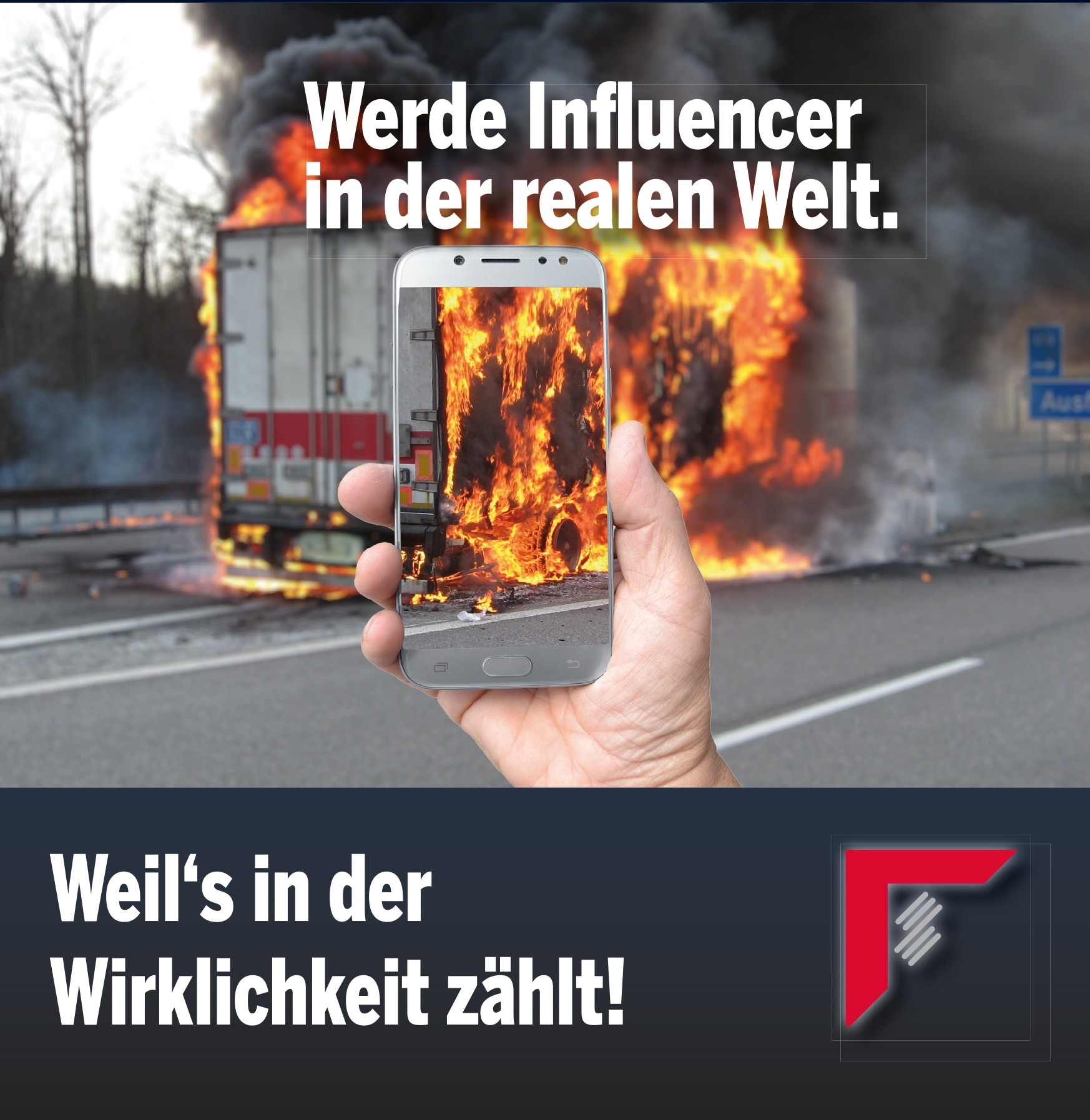 Dieser Flyer landete schon in den Maichinger Briefkästen.