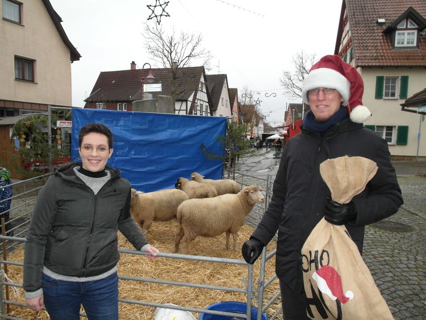 Schönaichs Bürgermeisterin Anna Walther und Kultur- und Eventmanager Martin Haußmann.