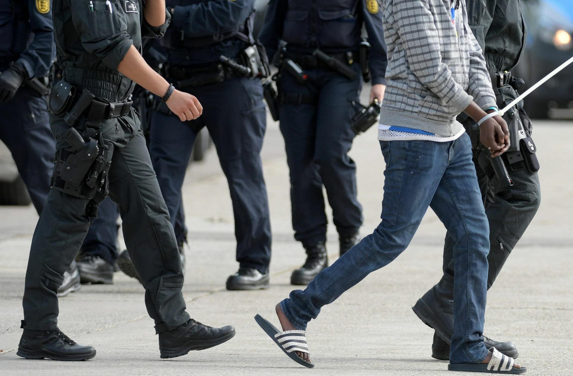 Eine misslungene Abschiebung war im Mai 2018 Ausgangspunkt für einen großen Polizeieinsatz.