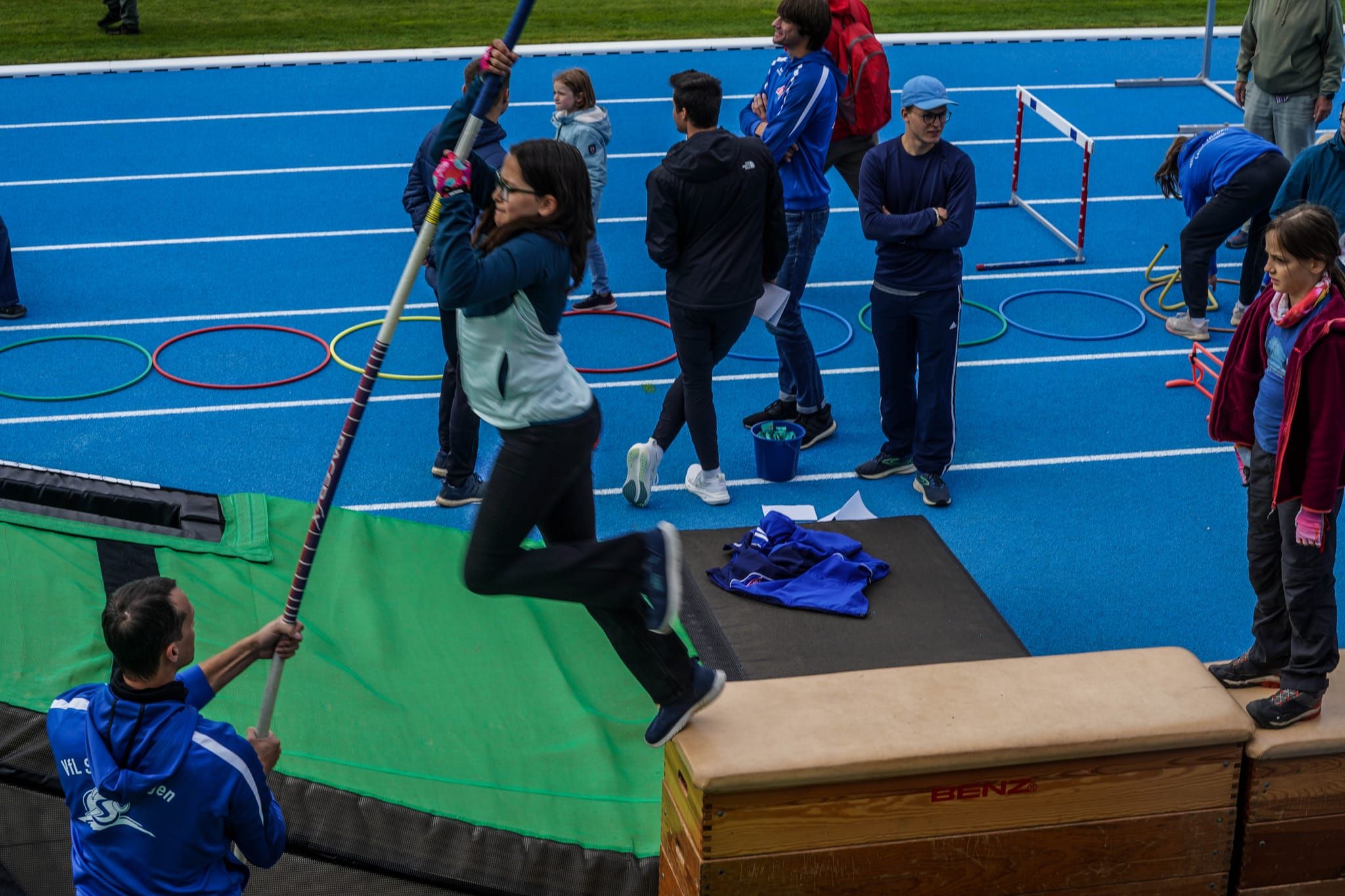 Impressionen vom Mittmachtag am Sonntagmorgen bei der Einweihung des sanierten Floschenstadions in Sindelfingen.