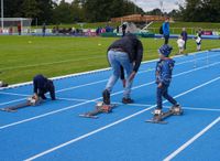 Impressionen vom Mittmachtag am Sonntagmorgen bei der Einweihung des sanierten Floschenstadions in Sindelfingen.