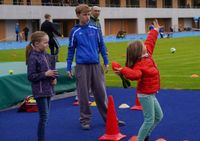Impressionen vom Mittmachtag am Sonntagmorgen bei der Einweihung des sanierten Floschenstadions in Sindelfingen.
