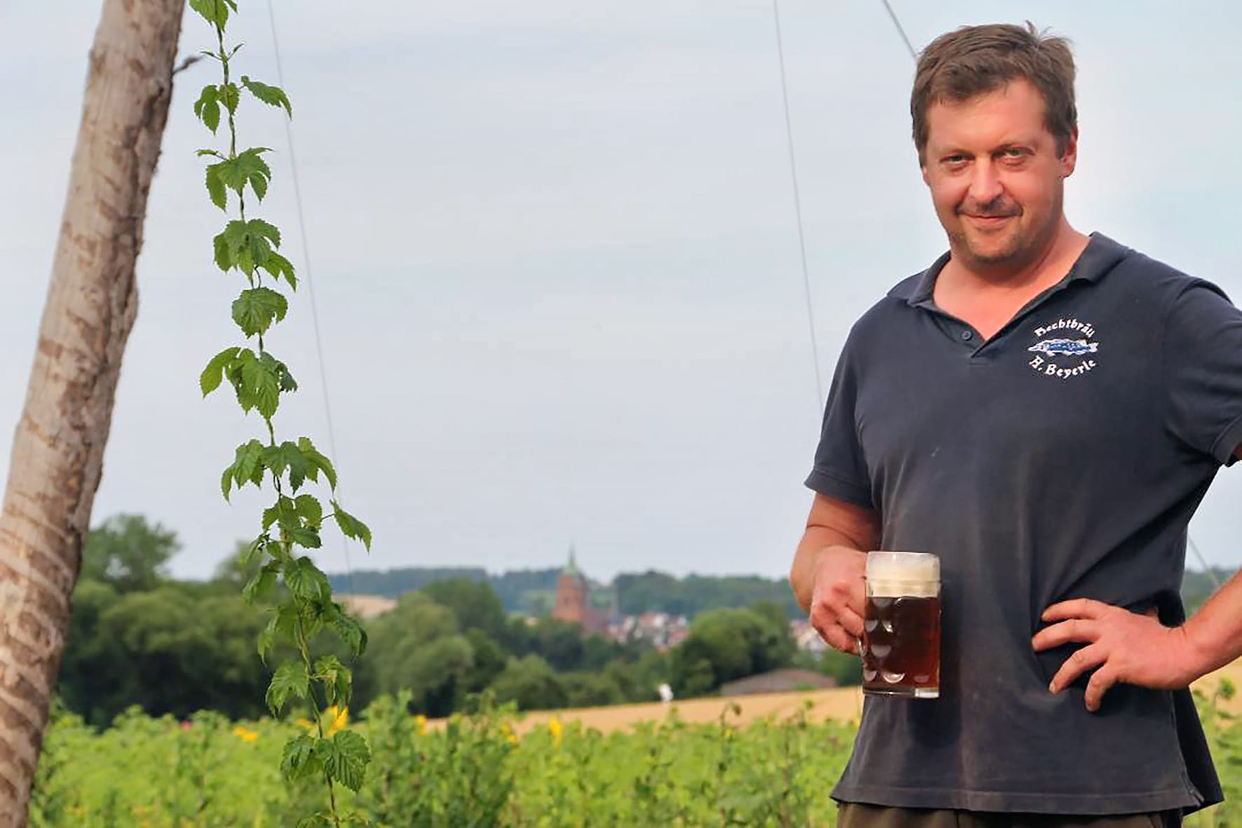 André Beyerle braut im Jahr rund 200 Hektoliter Bier unter dem Namen Hechtbräu an.