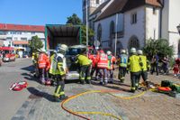 Die Schauübung der Gesamtfeuerwehr Weil im Schönbuch lockte viele Zuschauer an.