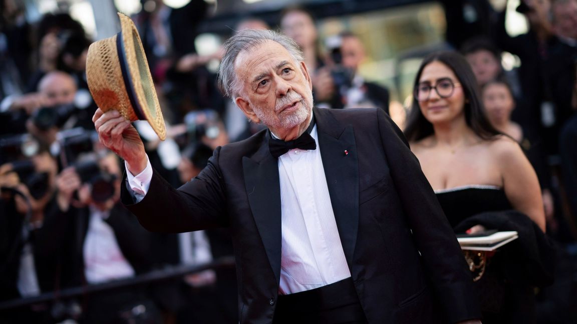 Francis Ford Coppola stellt seinen Film "Megalopolis" in Cannes vor.