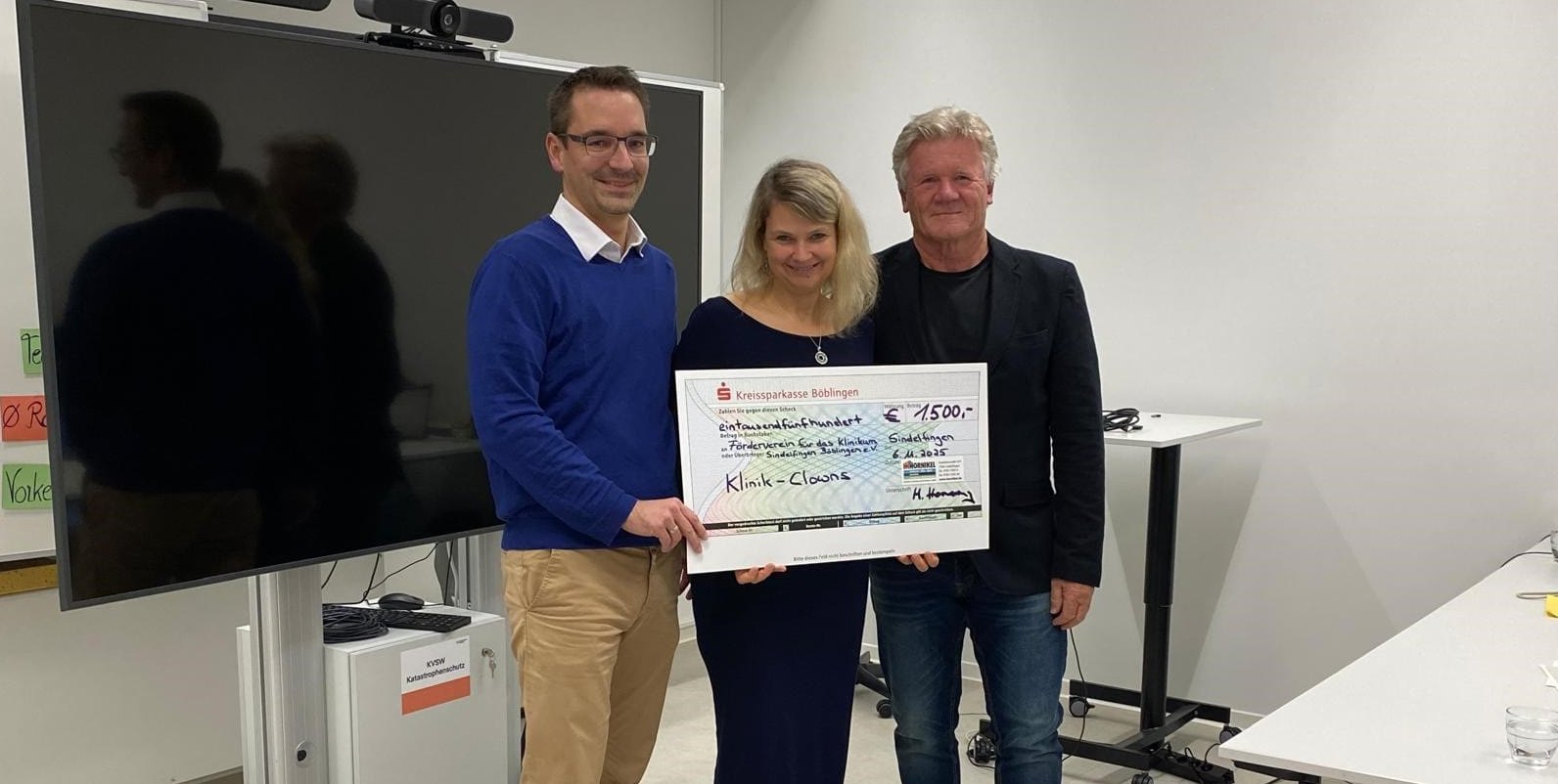 Stefanie und Michael Hornung und Dr. Horst Nebelsieck.
