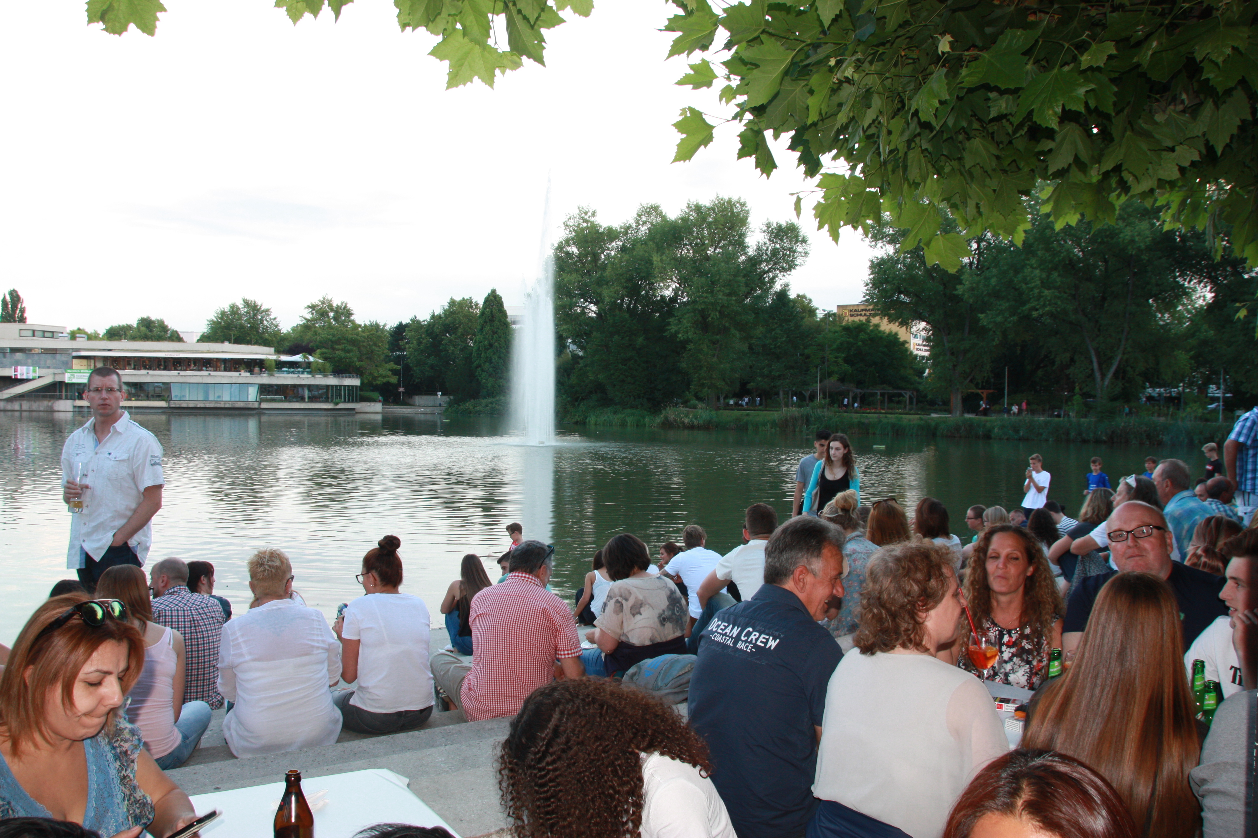 Genießen am Unteren See in Böblingen. Bild: Jung