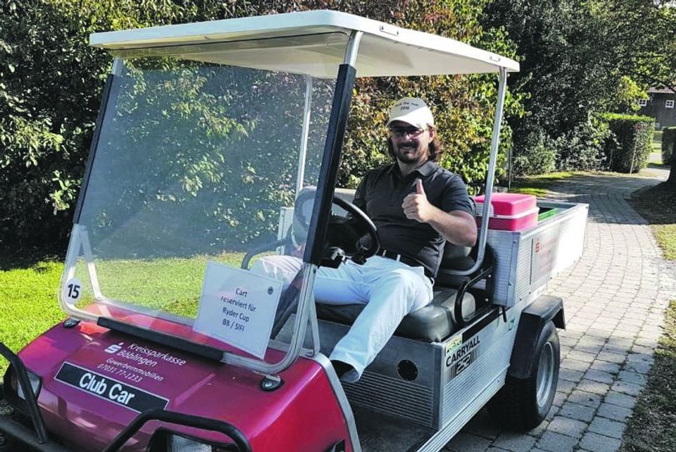 Gute Verpflegung ist die halbe Miete: Marlon Franosch fährt den Speisewagen.