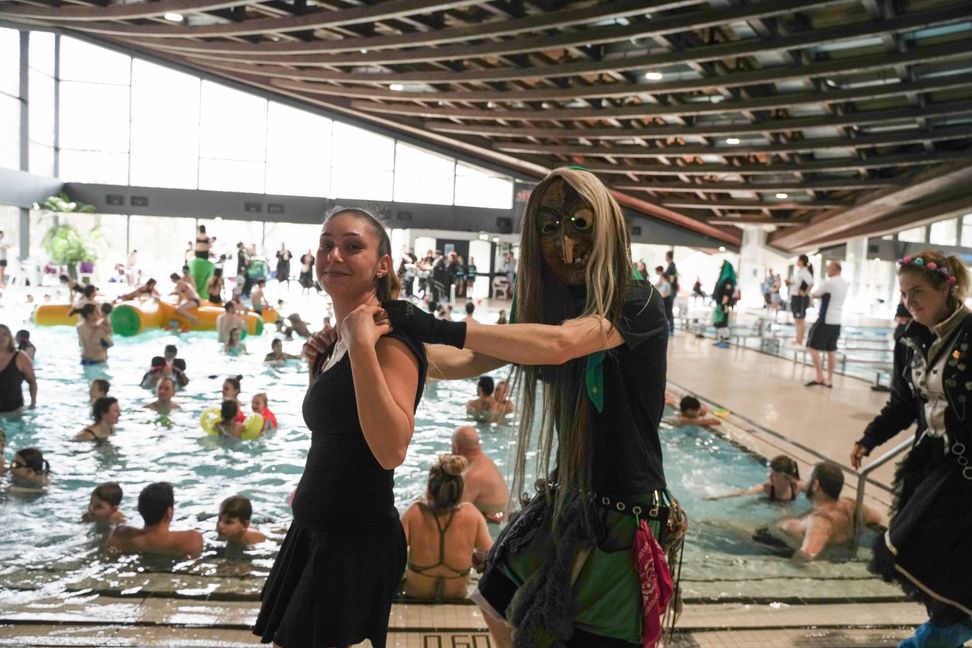 Poolparty im Sindelfinger Hallenbad