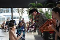 Poolparty im Sindelfinger Hallenbad