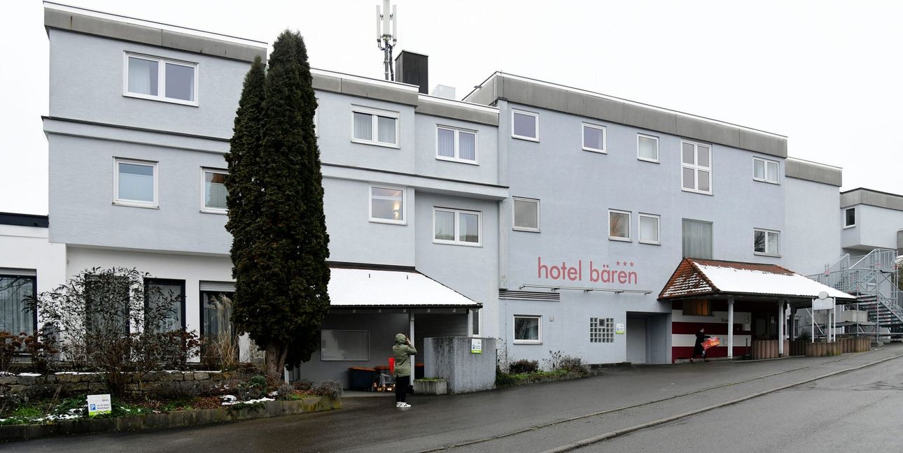 Das ehemalige Hotel Bären in Gärtingen im Jahr 2023.