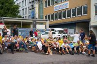 Voller Marktplatz und klasse Stimmung beim zweiten Abend von "Sindelfingen rockt mit der Band "True Collins".