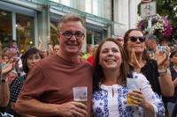 Voller Marktplatz und klasse Stimmung beim zweiten Abend von "Sindelfingen rockt mit der Band "True Collins".