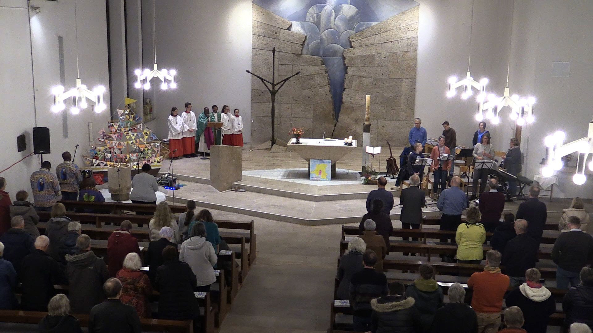 Der festgottesdienst in St. Michael in Gärtringen. Bild: z