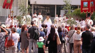 Die Katholiken der Gesamtkirchengemeinde Sindelfingen feiern am Donnerstag Froneichnam mit einer Prozession. Bild: z