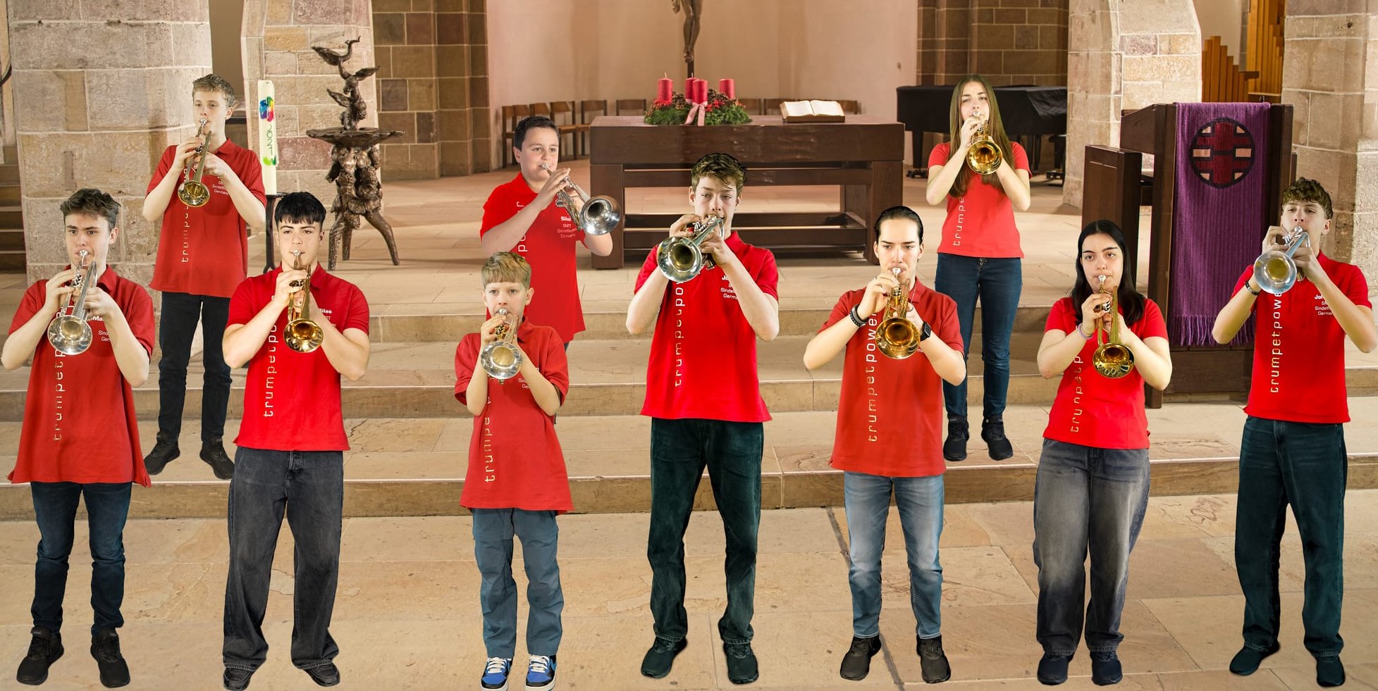 Trumpet Power bringt Klangfülle in historische Mauern.