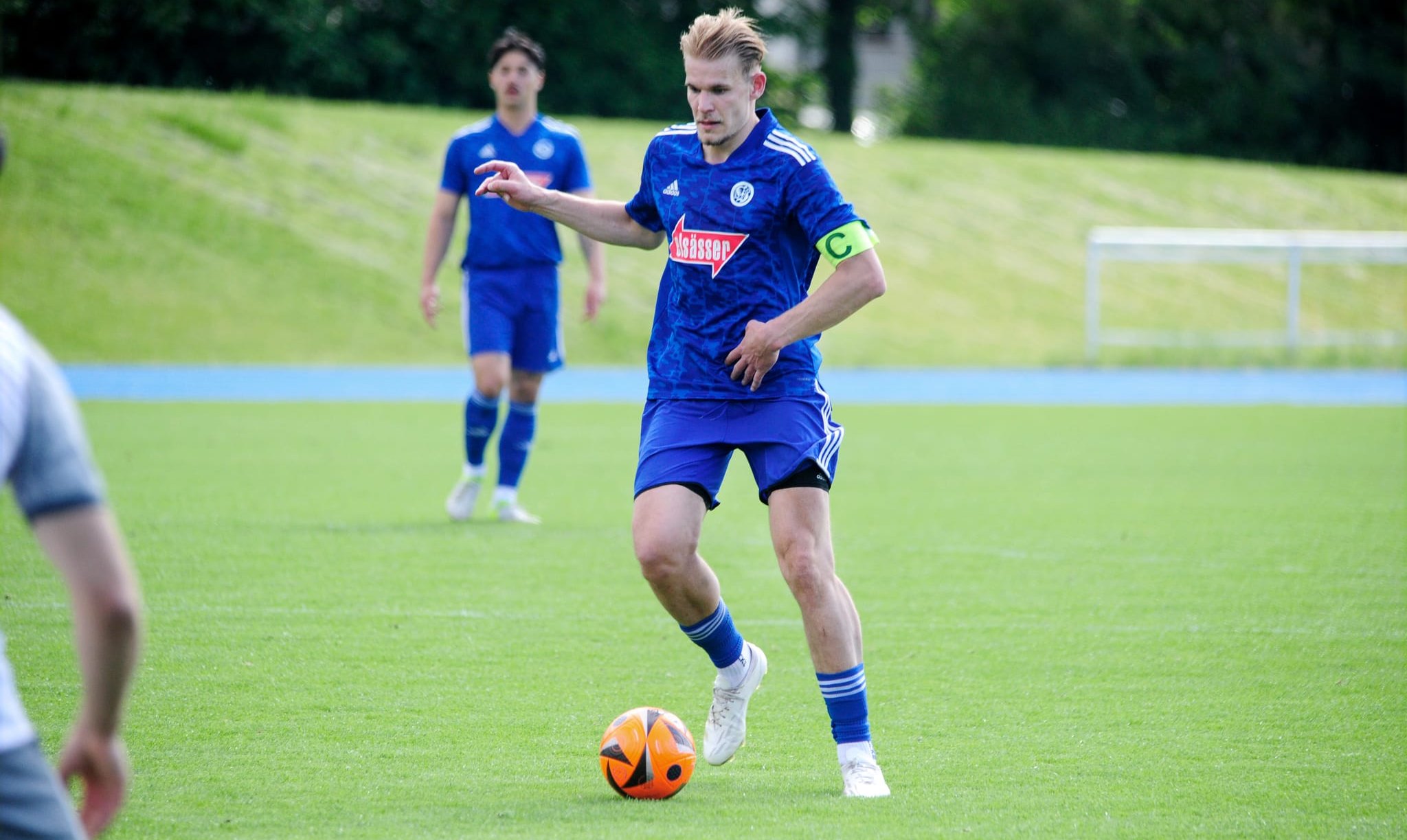 Kapitän Raphael Molitor und der VfL Sindelfingen standen gegen den TSV Bernhausen auf verlorenem Posten.