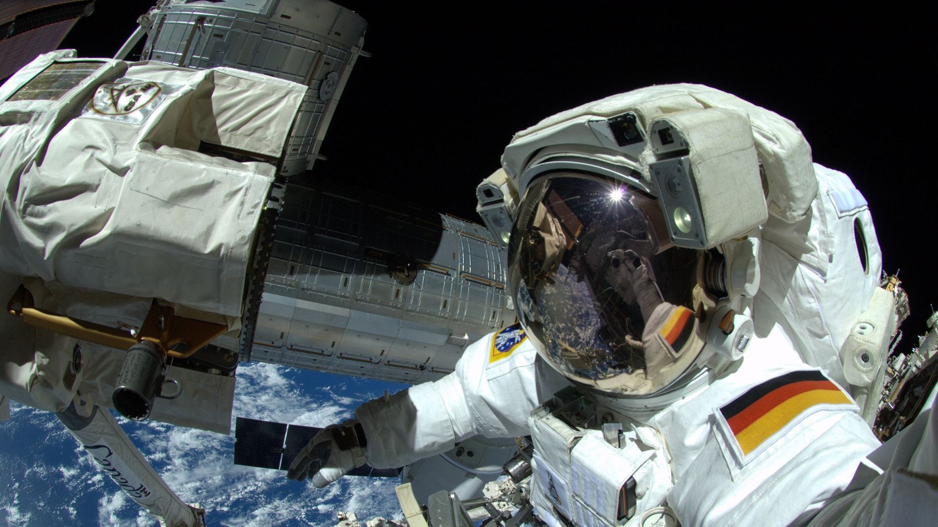 Der deutsche Astronaut Alexander Gerst, hier beiseinem ISS-Einsatz 2014, ist ein Kandidat für eine europäische Mondmission.