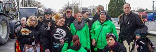 Beste Stimmung und gutes Wetter beim Fasnetsauftakt beim Seegärtle in Böblingen.
