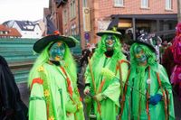 Beste Stimmung und gutes Wetter beim Fasnetsauftakt beim Seegärtle in Böblingen.