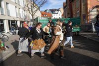 Beste Stimmung und gutes Wetter beim Fasnetsauftakt beim Seegärtle in Böblingen.