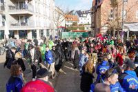 Beste Stimmung und gutes Wetter beim Fasnetsauftakt beim Seegärtle in Böblingen.