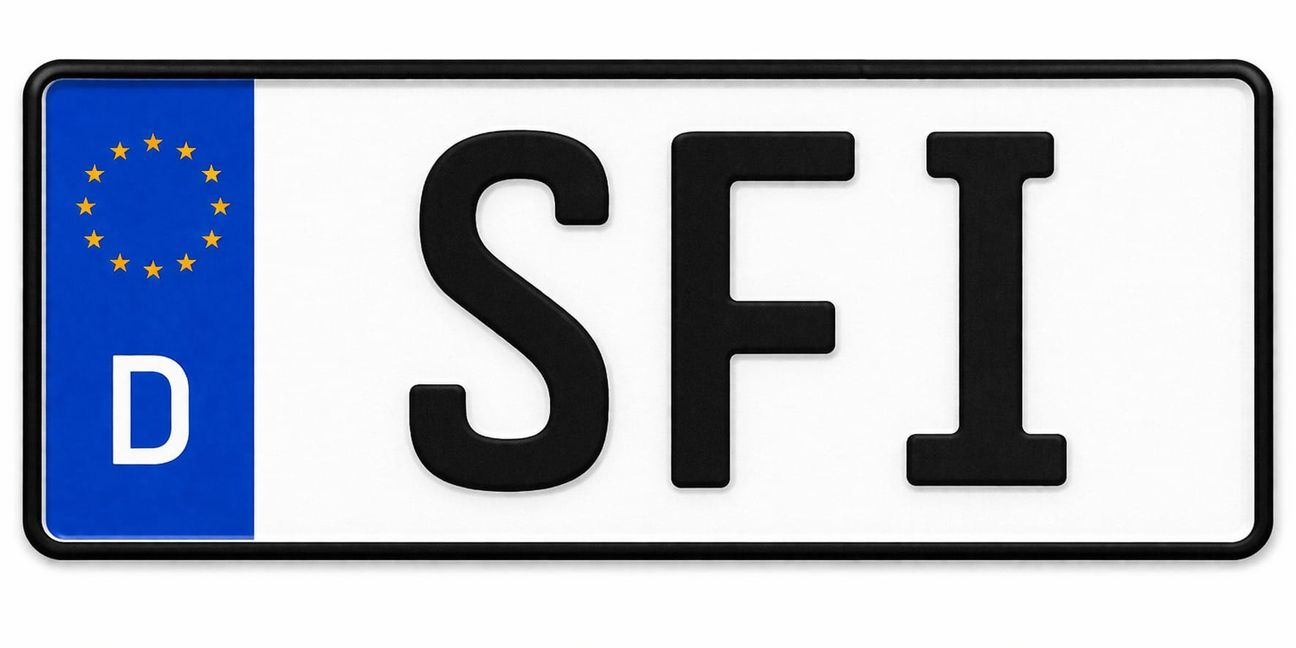 SFI-Kennzeichen.