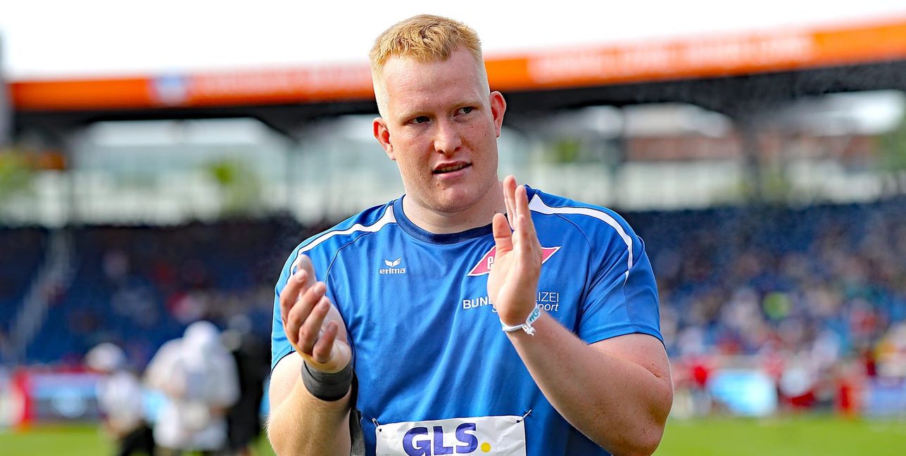 Starke Leistung in Oberschwaben: Kugelstoßer Eric Maihöfer. Bild: Görlitz