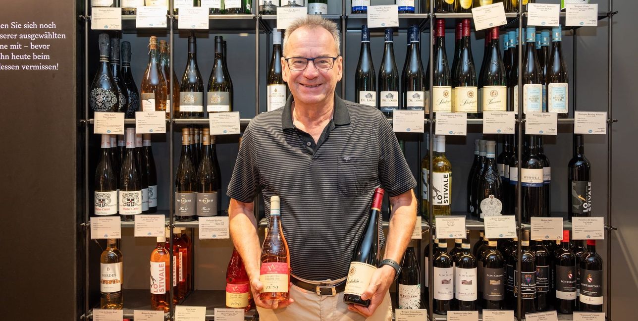 Ulrich Röhm, vom "Vom Fass" empfiehlt Sommer- und Terrasseweine.