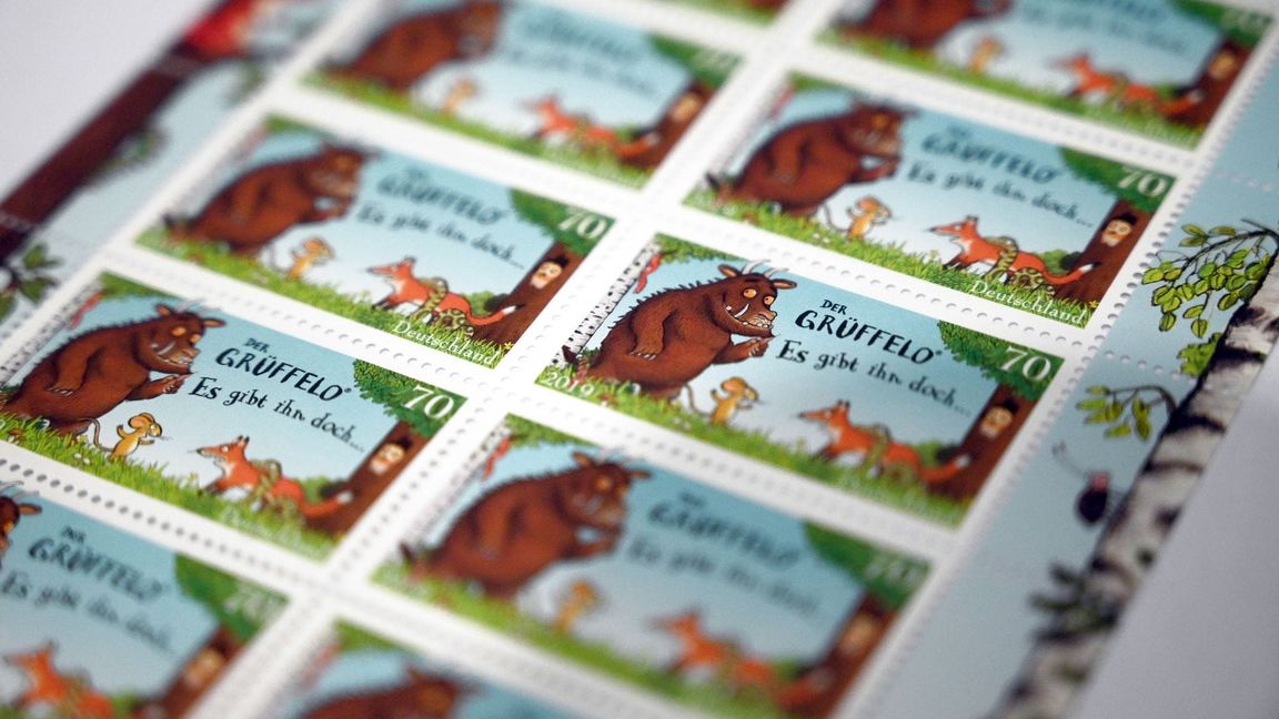 Selbst eine Briefmarke wurde dem "Grüffelo" bereits gewidmet. (Archivbild)