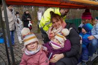 Nikolaus bei den Dampfbahnfreunden.