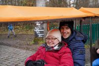 Nikolaus bei den Dampfbahnfreunden.