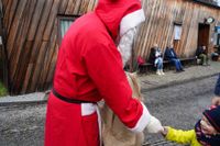 Nikolaus bei den Dampfbahnfreunden.
