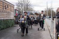 Beste Stimmung und gutes Wetter herrschten beim Fasnetsauftakt beim Seegärtle in Böblingen.