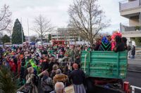 Beste Stimmung und gutes Wetter herrschten beim Fasnetsauftakt beim Seegärtle in Böblingen.