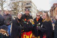 Beste Stimmung und gutes Wetter herrschten beim Fasnetsauftakt beim Seegärtle in Böblingen.