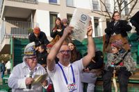 Beste Stimmung und gutes Wetter herrschten beim Fasnetsauftakt beim Seegärtle in Böblingen.