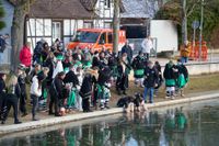 Beste Stimmung und gutes Wetter herrschten beim Fasnetsauftakt beim Seegärtle in Böblingen.