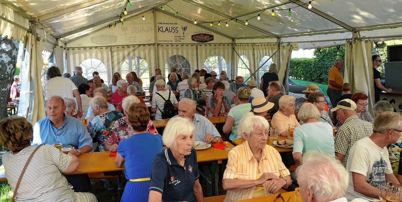 Gemütlichkeit pur beim Maichinger Backhausfest.